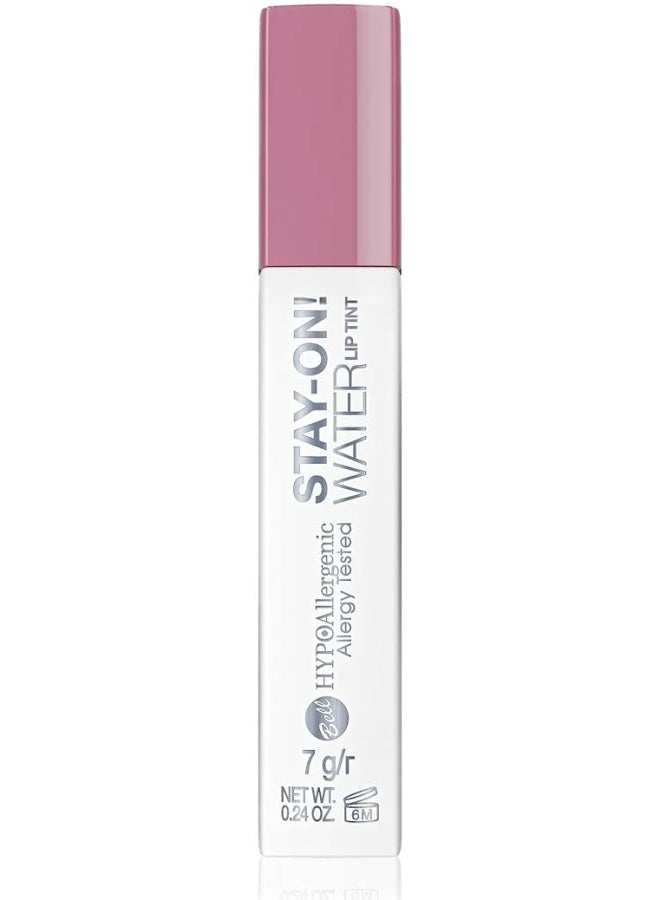 Bell HYPOAllergenic Stay-On! Water Lip Tint 02 Rose Petal 7g - Image 1